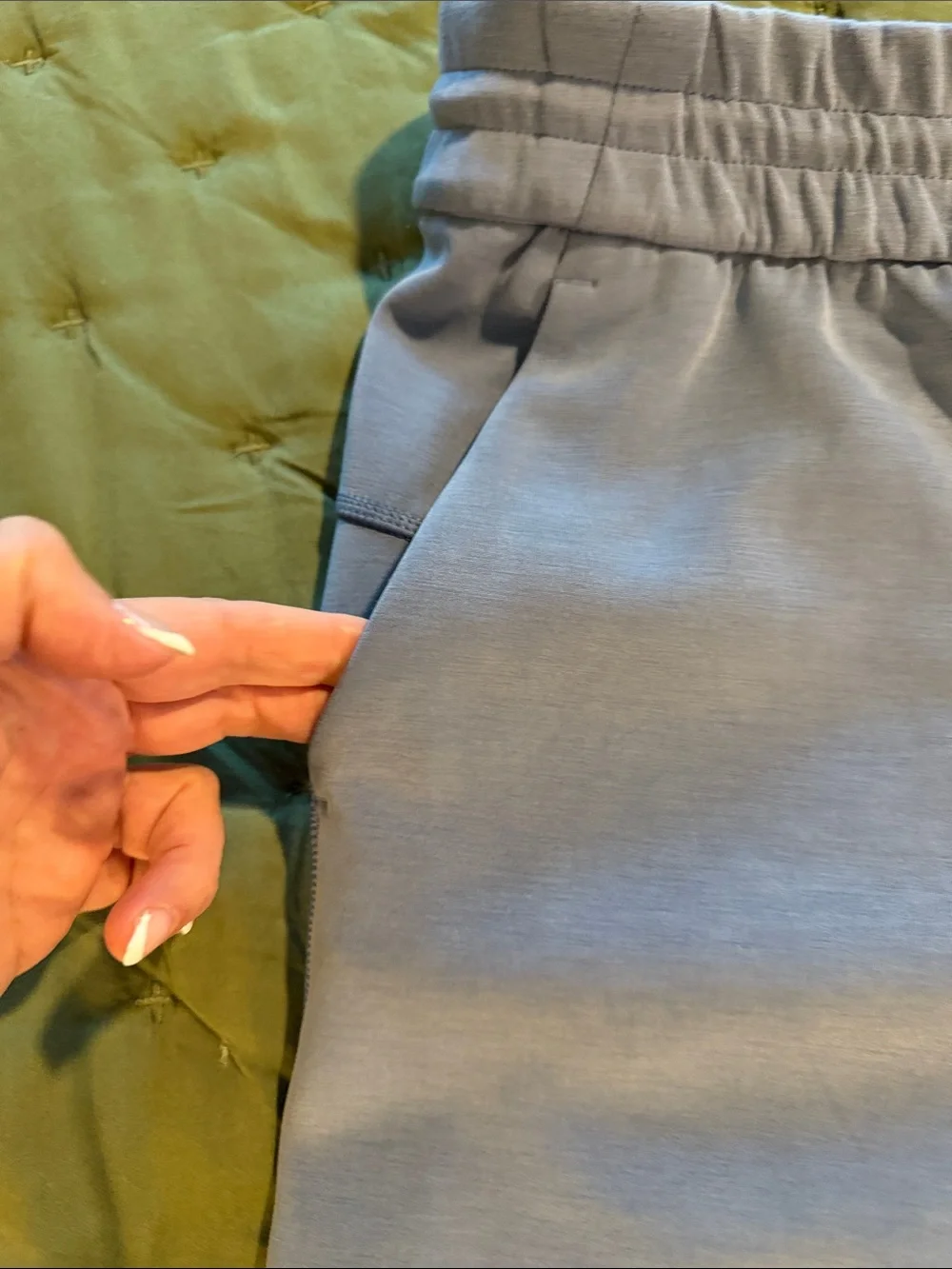 lululemon athletica Light Blue Wide-Leg Lounge Pants